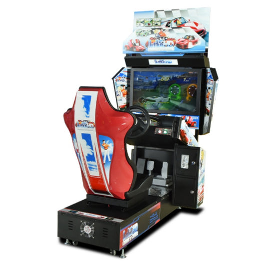 Hot Dynamic Simulation Driving Racing Adult Racing Simulator Console Coin-operated Video Arcade Game